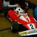 Ferrari 312T2 danificado nas filmagens do Rush