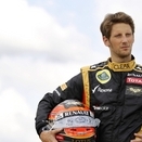 Grosjean mais rápido em sessão molhada