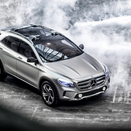 Mercedes GLA posa para a estreia em Xangai