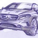 Primeiras imagens do novo Mercedes GLA antes de Frankfurt