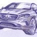 Primeiras imagens do novo Mercedes GLA antes de Frankfurt