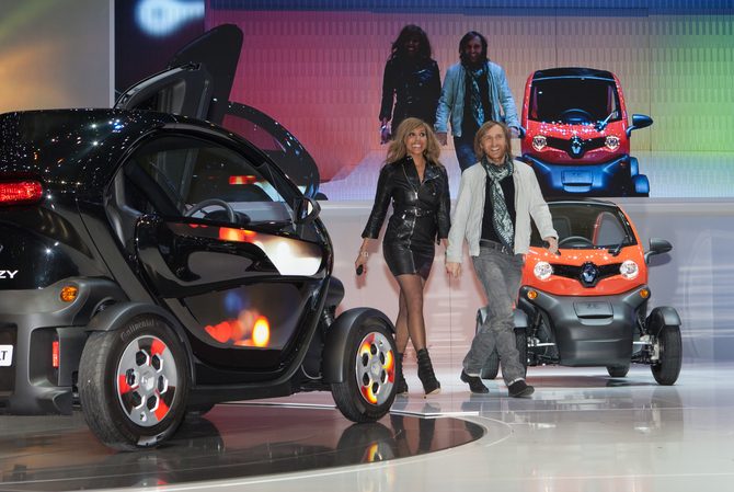 Cathy and David Guetta Become Renault Twizy Ambassadors