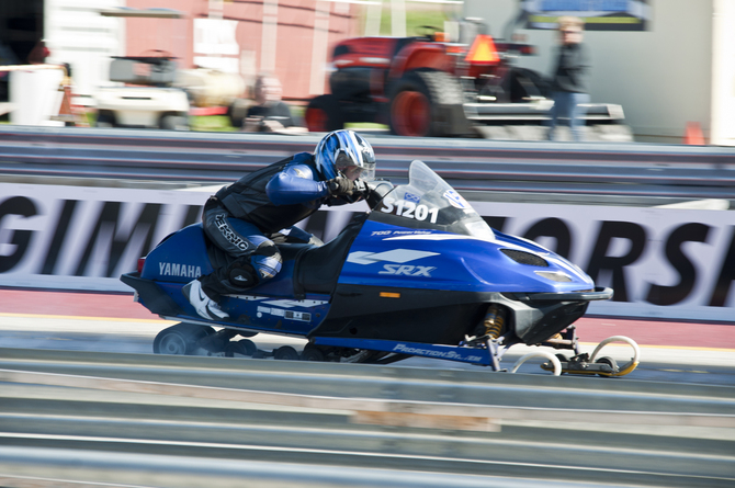 Snowmobile racing