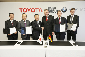 A BMW e a Toyota assinaram um acordo em 2012 para desenvolver o carro e outras tecnologias