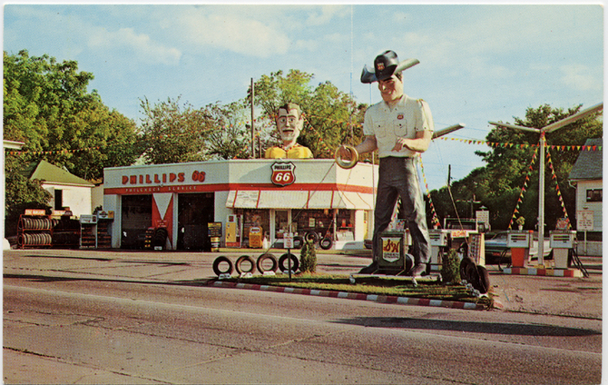 Cowboy gas station