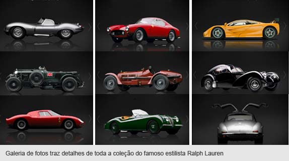 Conheça os raros carros de Ralph Lauren