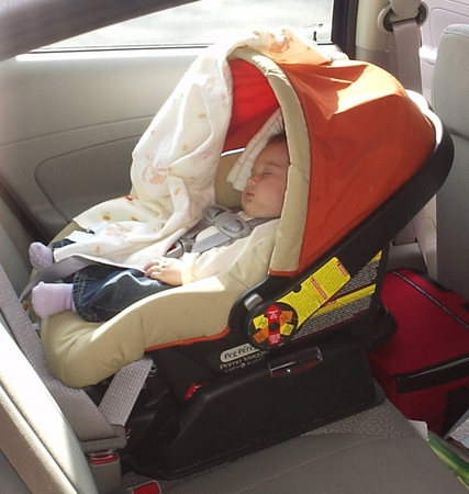 Rear-facing baby seats