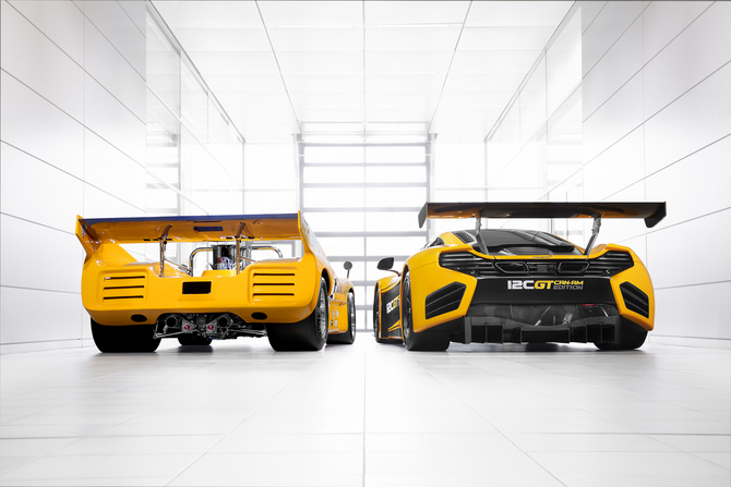 O 12C Can-Am é baseado na versão GT3