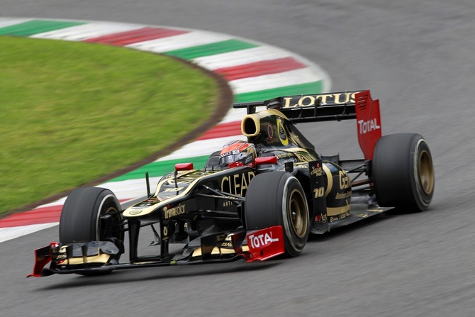 Grosjean was fastest in two out of three days of practice