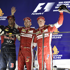 Vettel conquistou terceira vitória para a Ferrari