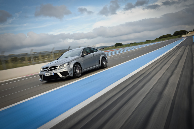 Mercedes AMG-LIVE 2012 au Castellet: coupé Classe C 63 AMG Black Series