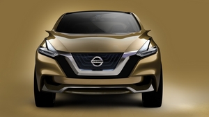 A grelha em forma de V é uma característica do design atual da Nissan