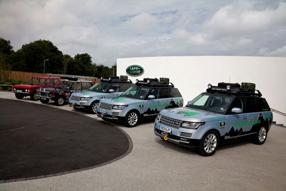 A Land Rover enviou três Range Rover Hybrid numa expedição até à Índia