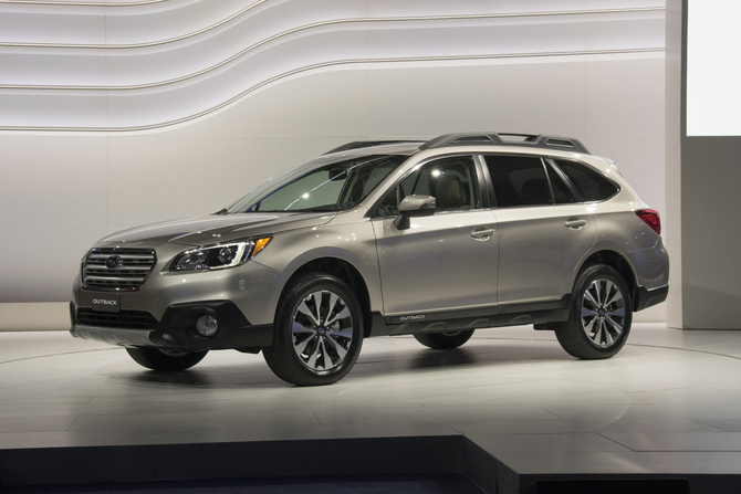 The new Outback was unveiled by Subaru as a more robust station wagon variant of the Legacy