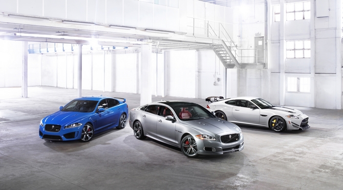 All of Jaguar's modern R models will be on display