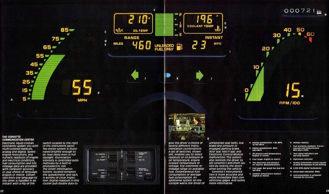 The fourth gen's gauge cluster was modern at the time but looks insane today