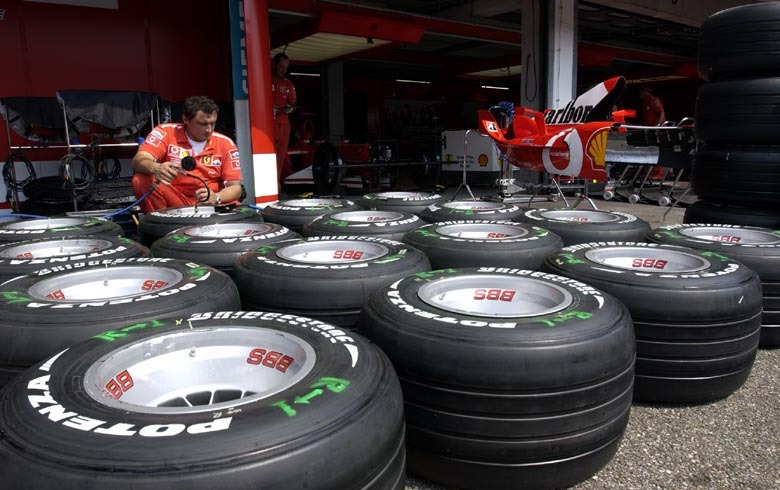 A Bridgestone foi fornecedora de pneus na F1 durante 14 anos