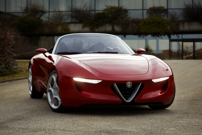 Alfa Romeo imagined a next generation roadster in 2010