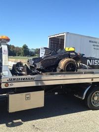 Deltawing Crashes During Petit Le Mans Practice