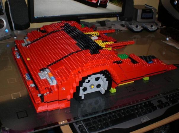 German Man Builds Massive Lamborghini Countach from Lego