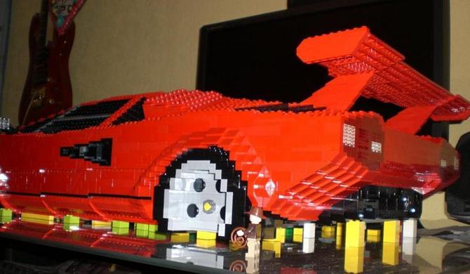 German Man Builds Massive Lamborghini Countach from Lego