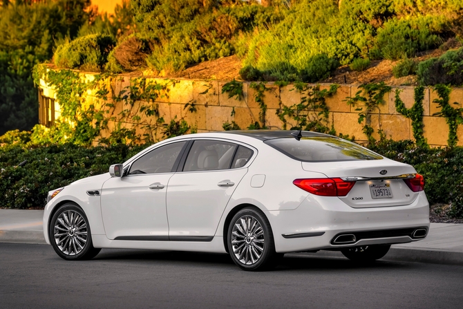 The rear features LED taillights and exhausts molded into the rear