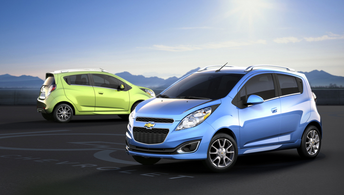 Chevy Spark Offers Inexpensive City Car with Motorcycle-tinged Interior