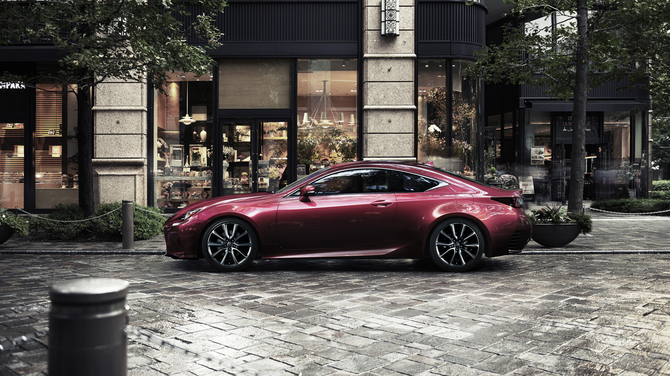 The RC is Lexus' latest coupe and shares a platform with the IS and GS