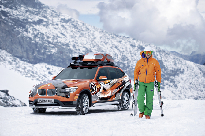 The K2 Powder Ride Concept gets a special roof rack and higher suspension