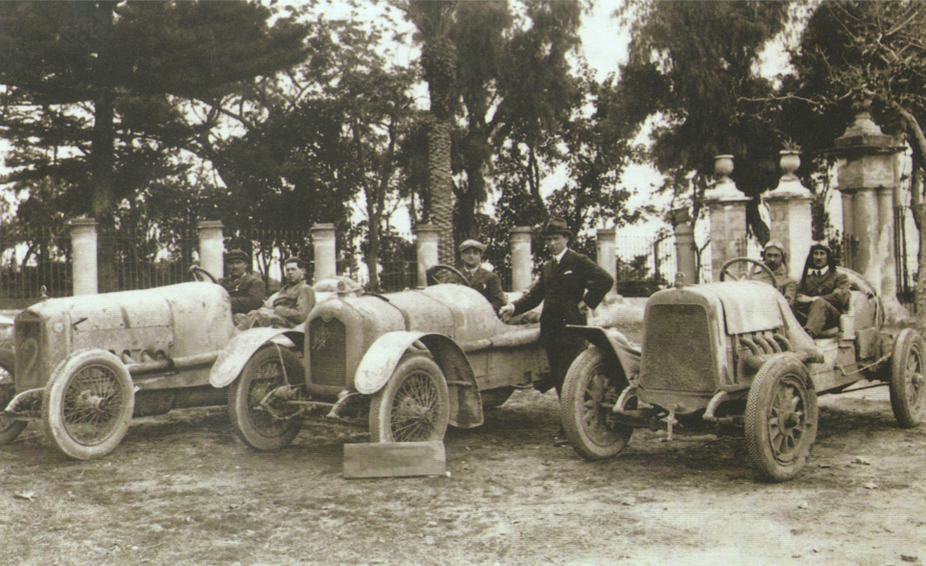 Alfa Romeo 40-60 HP, Targa Florio 1920: Giuseppe Campari, Enzo Ferrari, Giulio Ramponi