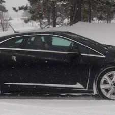 Cadillac was testing the ELR in extreme weather