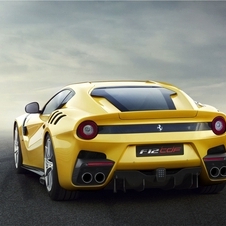 The F12tdf reaches 100km/h in 2.9 seconds and can reach a top speed of 340km/h