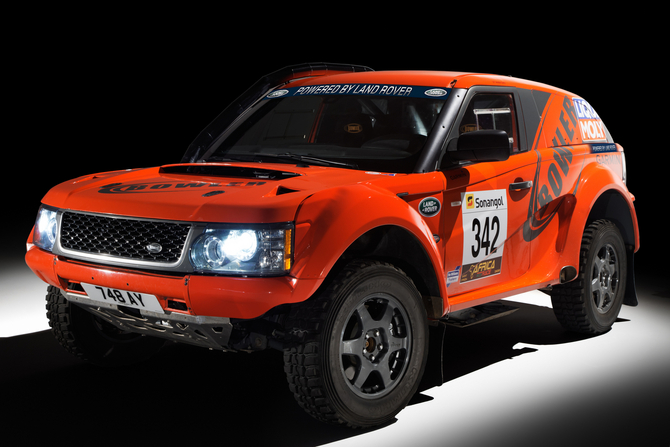 The car conforms to FIA specs for Rally Raid and the Paris-Dakar Rally