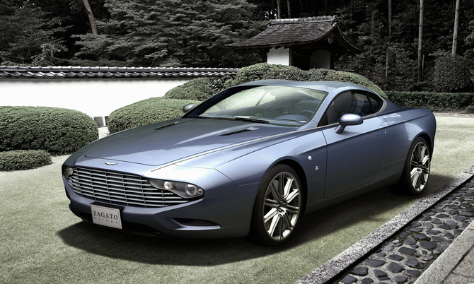 The coupe is inspired by the DB7 Zagato