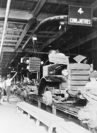 WWII ends, Toyota plants crops at Koromo Plant to feed employees, make pots & pans as side business