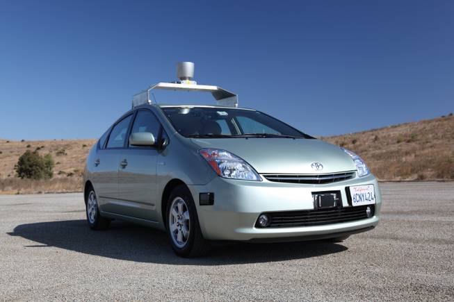 The Google driver-less Prius has also been driven in California, but Nevada is the first state to specifically license it. 