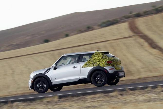 Mini is still keeping the rear camouflaged 