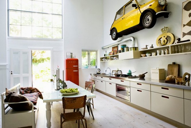 Cars Parked Inside Homes: Pretty or Pretty Weird?