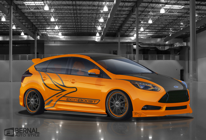 Bojix Design created an orange ST inspired by European hot hatches with a luxury look