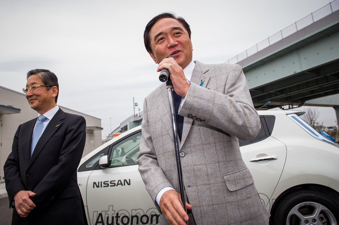 A Nissan tem um centro de testes no Japão especificamente criado para o desenvolvimento de carros autónomos