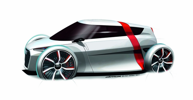 Audi Urban Concept Shows Two-Seat Microcar at Frankfurt