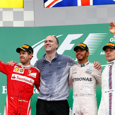 Hamilton won his second race in-a-row