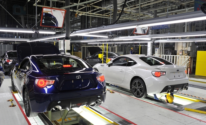 Toyota GT-86/Subaru BRZ Finally Enters Production