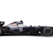 A mudança mais óbvia do novo carro da Williams é o nariz cortado