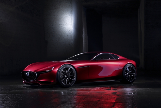 Fitted under the bonnet RX-Vision is the new SkyActiv-R, a new-generation rotary engine