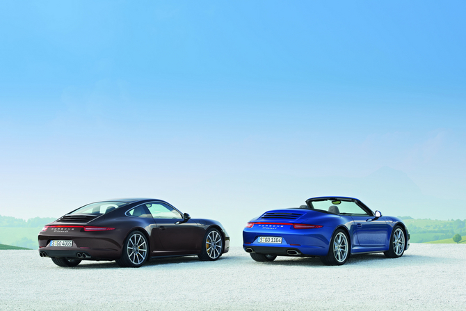 The Coupe and Convertible get slightly wider rearends and rear wheels