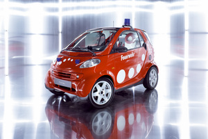 smart fortwo fire-fighting vehicle