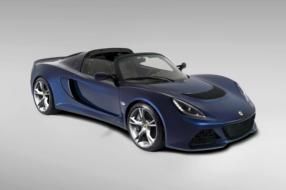 O Exige S Roadster está equipado com um motor 3.5 V6