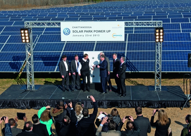 La plus grande installation photovoltaïque jamais installée par Volkswagen