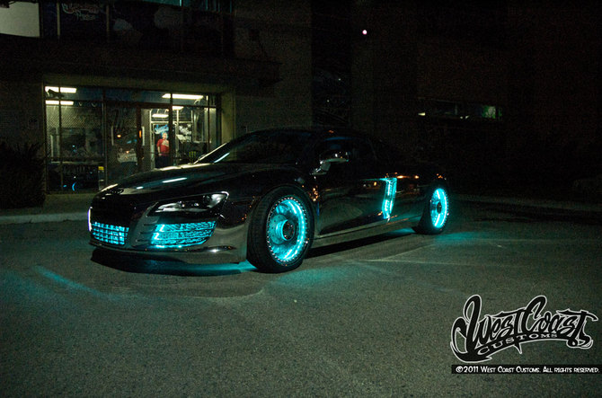 Tron-Themed Audi R8